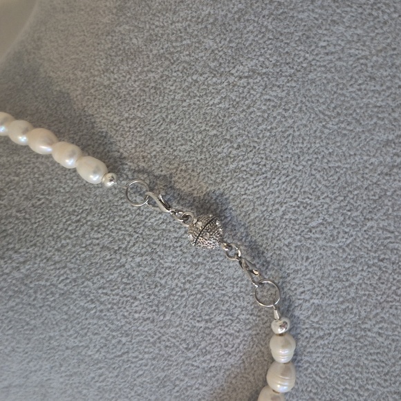 Natural Pearl Choker & Matching Braclet - Picture 2 of 7